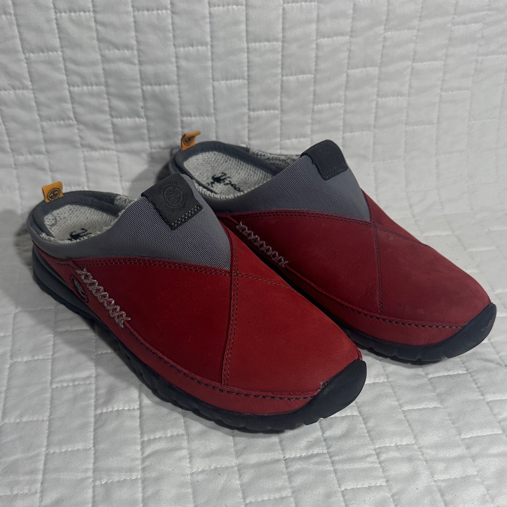 Timberland X Smartwool Men's Red Slip-On Mules Shoes 6.5